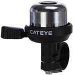CATEYE Fahrradklingel PB-1000 Wind-Bell, Silber/Schwarz, One Size, FA003527902