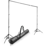 Walimex pro Teleskop Hintergrundsystem L 120-307 cm breit, Fotohintergrund System