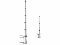 Albrecht 6348 Antenne CB GPA 27, 550cm Leistung 1000W für Gebäude Weiß