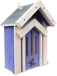 HABAU Schmetterlingskasten, Wetterfestes Insektenhotel mit Zinkdach &