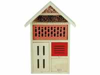 Esschert Design Insektenhotel, Insektenhaus aus Holz mit Metalldach, ca. 37 cm...