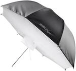 Walimex pro Schirmsoftbox Reflektor &Oslash; 109 cm, Softbox mit silberfarbener