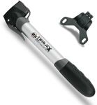 SKS GERMANY TWINJEX ALU Minipumpe, Luftpumpe Fahrrad, inkl. Pumpenhalter (Aluminium,
