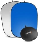 Walimex pro 2 in 1 Falthintergrund grau/ blau 180 x 200 cm, robuster...