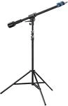 Walimex pro Galgenstativ mit Arbeitsh&ouml;he 115-400cm und 1,5 kg Gegengewicht,