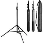 Walimex pro Lichtstativ WT-806 3er-Set bis 256 cm H&ouml;he, Blitzstativ mit