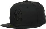 New Era New York Yankees MLB Black On Black 59Fifty Basecap - 7 1/4-58cm (L)