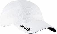 Craft Unisex Running Cap Schildkappen, Wei&szlig;, Einheitsgr&ouml;&szlig;e EU