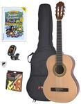 Voggy&rsquo;s Kindergitarren-Set &frac34; - Gitarre f&uuml;r Kinder ab 8 Jahren im Komplettset mit