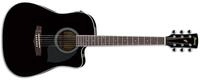 Ibanez Performance Series PF15ECE-BK - Full Size Electro-Acoustic Guitar - Black High
