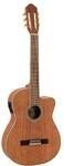 DIMAVERY CN-300 Klassikgitarre, mahagoni | Klassische Gitarre mit Tonabnehmer
