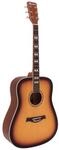 DIMAVERY STW-40 Westerngitarre, sunburst | Massive Dreadnought-Westerngitarre