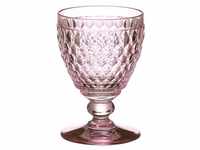 Villeroy und Boch Boston coloured Wasserglas Rose, Kristallglas, 144 mm, 1 Stück