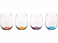 Riedel 5414/88 Happy O Weinglas, mehrfarbig, 4 Stück