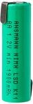 Ansmann AA Flat Top Akku mit L&ouml;tfahne [1er Pack] 1900mAh 1,2V NiMH Akku mit...