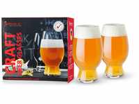 Spiegelau 2-teiliges Kraftbier-Glas-Set, American Wheat Beer/Witbier, Biergläser,