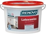 Latexweiss Latexfarbe 10 L Hochgl&auml;nzend Renovo Wand Deckenfarbe