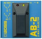 BOSS AB-2 2-Wege-Fu&szlig;schalter, A/B-Umschalter mit 1-Click-Bedienung und lautlosem
