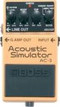 BOSS AC-3 Acoustic Simulator Pedal, vier Simulationsmodi: Standard, Jumbo, Enhanced