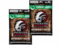 Indiana Jerky Turkey Original, 2er Pack Geschenkbox (2 x 90 g)