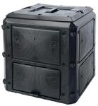 KHW 56000 Bio-Quick, erweiterbarer Komposter mit Deckel, Basismodell 420 L, anthrazit