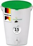 GARANTIA Urban Komposter 15 Liter gr&uuml;n, inkl. Deckel und Kompostspray