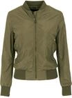 Urban Classics TB1217 Damen Jacke Ladies Light Bomber Jacket, Gr&uuml;n (Olive 176), 40
