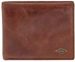 Fossil Geldb&ouml;rse f&uuml;r M&auml;nner Ryan, Leder Bifold Dunkelbraun 10,8 cm L x 1,91 cm B x