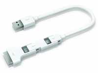 Innergie MagiCable Trio - das universelle Lade- und Sync-Kabel mit Mini USB +...