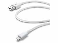 Cellular Line USBDATACMFIIPH5W USB-Datenkabel für Apple iPhone 5 (1m) weiß