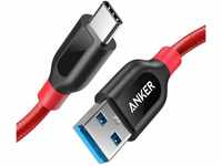 Anker PowerLine+ 90cm USB C Kabel auf USB 3.0 A, sehr Beständig für USB Typ-C