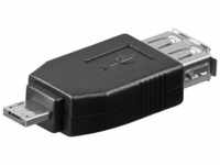 Wentronic USB-Adapter (USB A Buchse auf USB Micro A Stecker)
