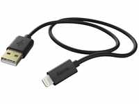 Hama 00173635 1,5 m USB zu Lightning schwarz – USB-Kabel (USB A, Lightning,