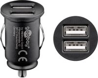 USB Auto-Ladeger&auml;t 12 W, 2-Port, 2,4 A, 12/24 V, Zigarettenanz&uuml;nder, Dual