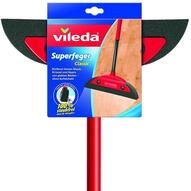 Vileda Superfeger Classic Besen, mit Teleskopstiel und Mikroschaum-Kehrteil, f&uuml;r