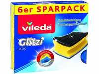 Vileda Glitzi Plus Topfreiniger, mit Antibac-Effekt gegen Bakterien, saugstark (6