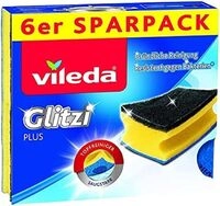 Vileda Glitzi Plus Topfreiniger, mit Antibac-Effekt gegen Bakterien, saugstark (6