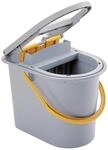 Vermop Presseimer, Mop-Presse, Wringboy, Made in Germany, Grau, 39 x 31 cm, 19590