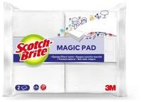 Scotch-Brite EE2 Flecken-Radierer Easy Eraser, wei&szlig;, 2er Pack