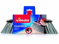 Vileda 2-in-1 Zimmer-Besen Classica - Ersatzkopf für Besen mit Stiel ideal für die