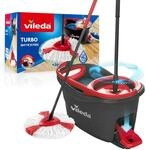 Vileda Bodenwischer mit Teleskopstiel, Mikrofaser Moppkopf mit Kraftfasern und...