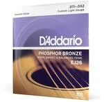 D'Addario EJ26 Phosphorbronze-Saiten f&uuml;r Akustikgitarren, Custom Light, 11-52