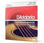 D'Addario EJ39 12-String Phosphorbronze-Saiten f&uuml;r Akustikgitarren, Medium, 12-52