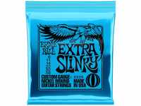 Ernie Ball Extra Slinky Nickel Wound E-Gitarrensaiten, Stärke 8-38