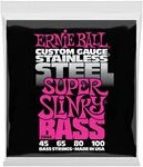 Ernie Ball Super Slinky E-Bass-Saiten, Edelstahlwicklung, St&auml;rke 45&ndash;100