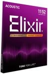 Elixir&reg; 11027 Saiten 80/20 Bronze Akustik-Gitarrensaiten mit NANOWEB&reg; Beschichtung,