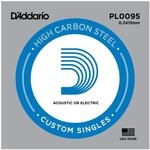 D'Addario PL0095 Gitarren-Einzelsaite (f&uuml;r Akustik oder E-Gitarre) 010'