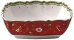 Villeroy & Boch - Toy's Delight Servierschale 16 cm Rot und Wei&szlig;, Mikrowellensicher,