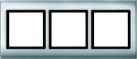 Merten 400360 AQUADESIGN-Rahmen, 3fach, aluminium