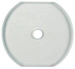 Tapa intermedia de cristal, berker serie Glas, de hager